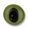 Глаза с кошачьим зрачком Зеленый с шайбами d 9 мм 1 пара