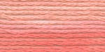 Мулине меланж Св.коралловый-светло-розовый 100% хлопок 8 м