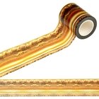 Клейкая лента декоративная Золотая рамка Арт Узор
