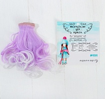 Волосы - тресс для кукол Завитки длина 15 см ширина 100 см