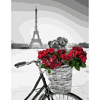 Картина по номерам Романтика в Париже