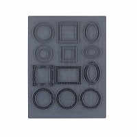 Рамочки, штамп резиновый 10.5х14 см. Craft&Clay
