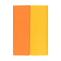 Бумага тишью Оранжевый/желтый  50 х 70 см 10 шт