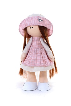 Набор для изготовления куклы Анюта в розовом 22 см