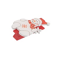 Декоративные прищепки Снеговик в шарфе 3.5 см 6 шт Blumentag