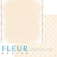Чистота, коллекция Наша свадьба, бумага для скрапбукинга 30x30 см. Fleur Design