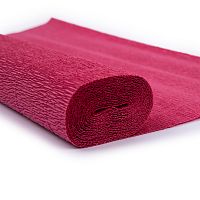 Гофрированная бумага Темно-розовый натуральный 2,5 х 0,5 м Blumentag