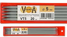 Спицы VISANTIA 5-ти комплектные  d 5,0 мм 20 см алюминий со специальным покрытием