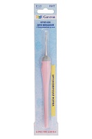 Крючок GAMMA  для вязания с прорезин. ручкой алюминий  d 2,0 мм