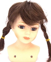 Волосы для кукол Каштановые косички