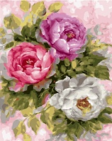 Картина по номерам Три розы