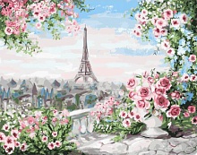 Картина по номерам Вид из парижского сада