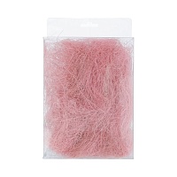 Сизалевое волокно Розовый 20 гр