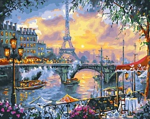 Картина по номерам Чаепитие в Париже