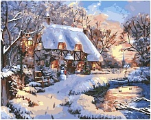 Картина по номерам Теплая зима