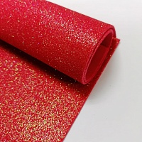 Фоамиран глиттерный Premium Красный 2 мм 20 х 30 см 