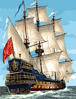 Картина по номерам Парусный корабль