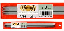 Спицы VISANTIA 5-ти комплектные  d 3,0 мм 20 см алюминий со специальным покрытием