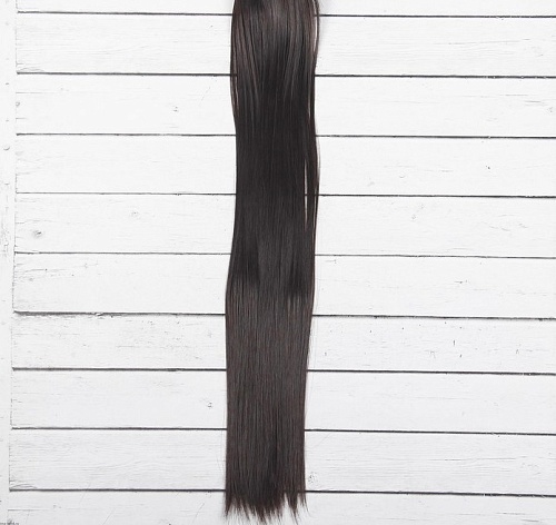 Волосы - тресс для кукол "Прямые" длина 40 см ширина 50 см