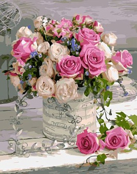 Картина по номерам Букет из роз