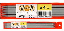 Спицы VISANTIA 5-ти комплектные  d 4,0 мм 20 см алюминий со специальным покрытием