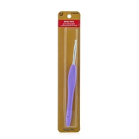 Крючок Hobby & Pro для вязания с резиновой ручкой d 4,0 мм