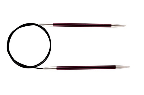 Спицы круговые KnitPro Zing d 6,0 мм длина 80 см