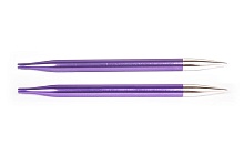 Спицы съемные KnitPro Zing d 3,75 мм длина тросика 28-126 см