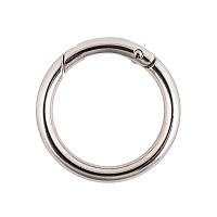 Карабин-кольцо Никель металл d 32 мм