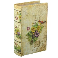 Шкатулка-книга Полевые цветы 17 х 11 х 5 см Gamma