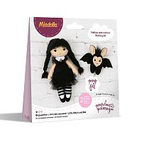 Набор для изготовления игрушки Ведьмочка с летучей мышкой Miadolla