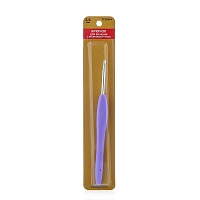 Крючок Hobby & Pro для вязания с резиновой ручкой d 3,5 мм