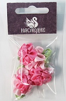 Декоративные элементы "Цветок" Розовый 3 шт