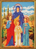 Набор для вышивания бисером Вера, Надежда, Любовь и мать София