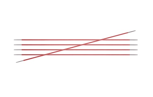 Спицы чулочные KnitPro Zing d 6,5 см длина 20 см