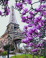 Алмазная мозаика Весенняя красота Парижа