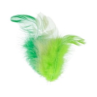 Декоративные перья Зеленый (ассорти) 3 гр Mr. Painter