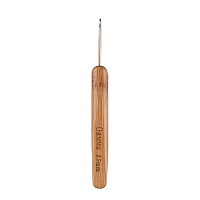 Крючок GAMMA  для вязания с бамбуковой ручкой сталь d 2,5 мм