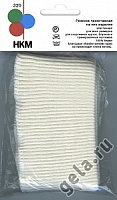 Резинка трикотажная на низ изделия  Белый шир.7,5 см длина 68 см 100% акрил HKM
