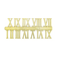 Цифры римские для часов Золотой 2,3 см