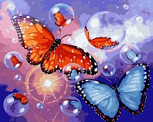 Картина по номерам Пара бабочек