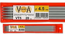Спицы VISANTIA 5-ти комплектные  d 4,5 мм 20 см алюминий со специальным покрытием