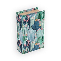 Шкатулка-книга Цветущие кактусы 17 х 11 х 5 см Gamma