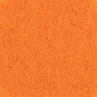 Фетр декоративный 100% полиэcтер толщина 1 мм 30 х 45 см Ярко-оранжевый