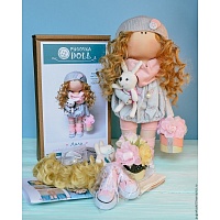 Набор для шитья куклы Pugovka Doll Лили с зайкой