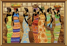 Набор для вышивания бисером Африканские красавицы 