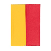 Бумага тишью Желтый/красный  50 х 70 см 10 шт