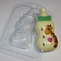 Пластиковая форма для мыла Бутылочка детская