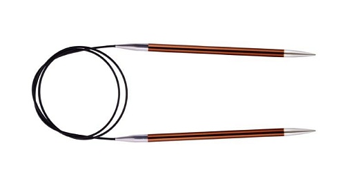 Спицы круговые укороченные KnitPro Zing d 5,5 мм длина 40 см