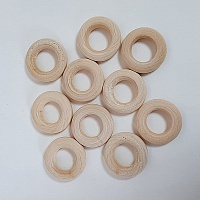 Кольца деревянные без покрытия d 20 мм 10 шт